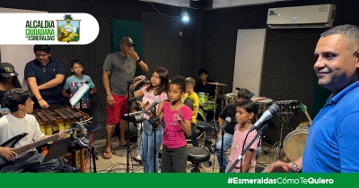 Alcalde Vicko Villacis apoya el talento esmeraldeño