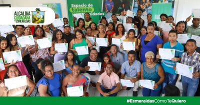 200 j&oacute;venes se capacitaron en el inicio del a&ntilde;o gracias a los cursos de la Alcald&iacute;a de Esmeraldas